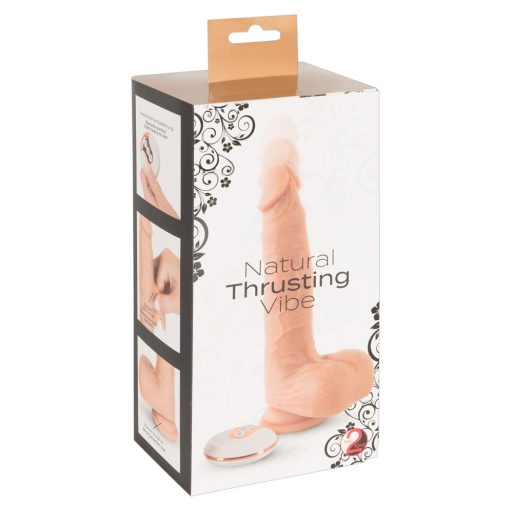 You2Toys - Natural - akkus, rádiós, lökő vibrátor natúr