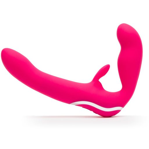 Happyrabbit Strapless - felcsatolható vibrátor pink