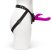 Happyrabbit Strap-On - nyuszis felcsatolható vibrátor (lila)