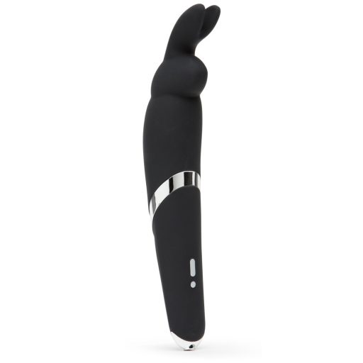 Happyrabbit Wand - akkus, masszírozó vibrátor fekete