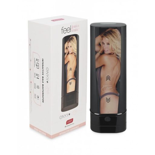 Kiiroo Onyx+ Jessica Drake Exp. - interaktív maszturbátor fekete