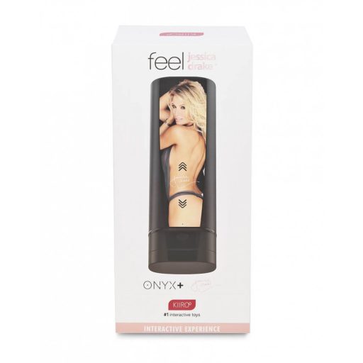 Kiiroo Onyx+ Jessica Drake Exp. - interaktív maszturbátor fekete