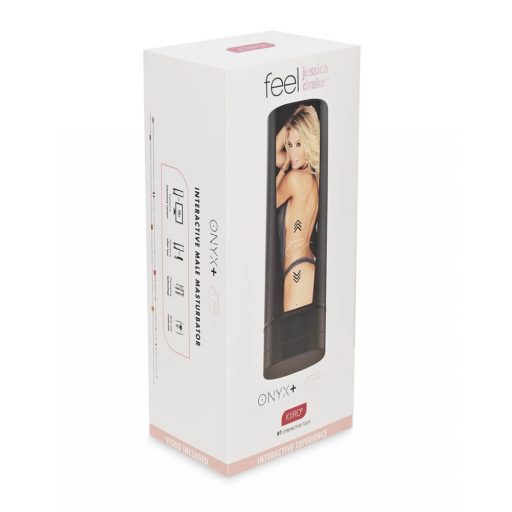 Kiiroo Onyx+ Jessica Drake Exp. - interaktív maszturbátor fekete
