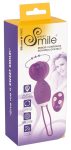 SMILE Love Ball - akkus, rádiós, forgó vibrációs tojás lila SMILE Love Ball - akkus, rádiós, forgó vibrációs tojás lila
