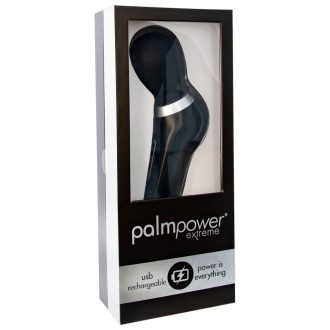 PalmPower Extreme Wand - akkus masszírozó vibrátor fekete