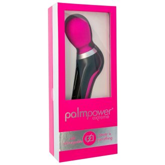 PalmPower Extreme Wand - akkus masszírozó vibrátor pink-fekete