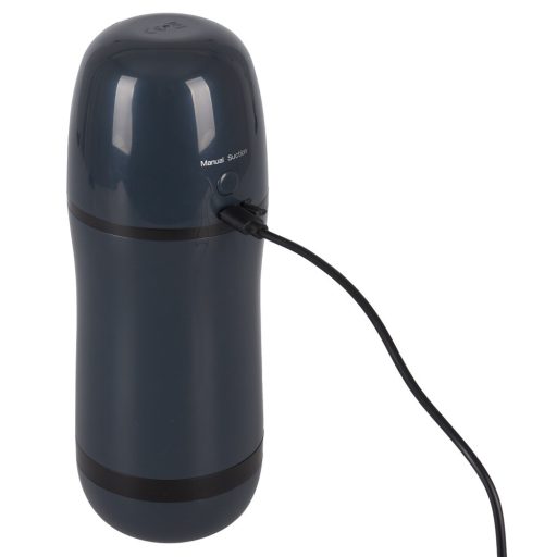Rebel - 2in1 szívó, vibráló maszturbátor fekete