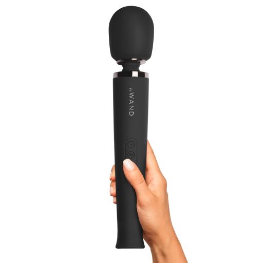 Le Wand Petite - exkluzív, akkus masszírozó vibrátor fekete
