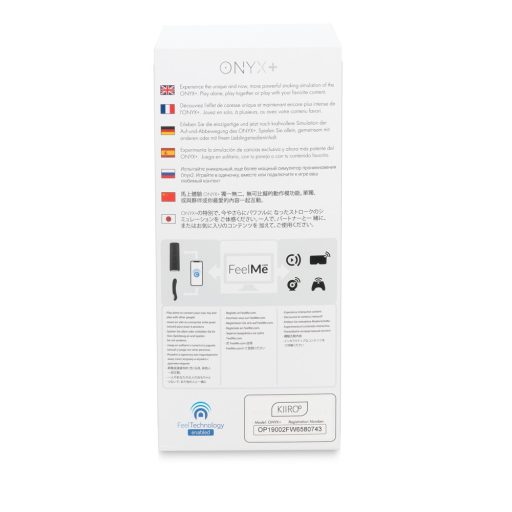 Kiiroo Onyx+ - interaktív maszturbátor fekete