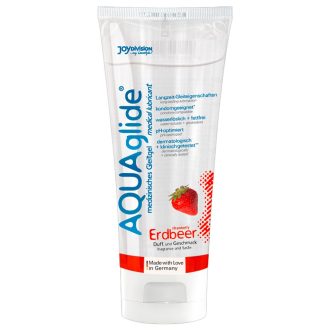 AQUAglide - vízbázisú síkosító - eper 100ml