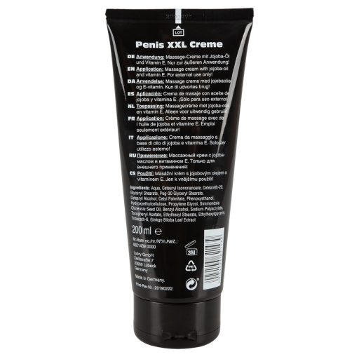 Pénisz XXL - intim krém férfiaknak 200ml