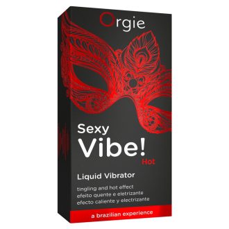 Orgie Sexy Vibe HOT - epres, melegítő folyékony vibrátor 15ml