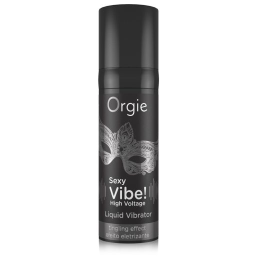 Orgie Sexy Vibe High Voltage - uniszex folyékony vibrátor 15ml
