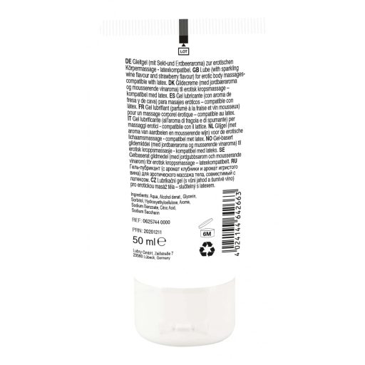 Lick it! - 2in1 ehető síkosító - pezsgő-eper 50ml