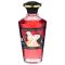 Shunga - melegítő masszázsolaj - pezsgő-eper (100 ml)