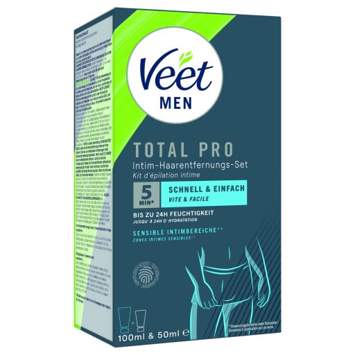 Veet - intim szőrtelenítő krém és balzsam férfiaknak (100ml+50ml)