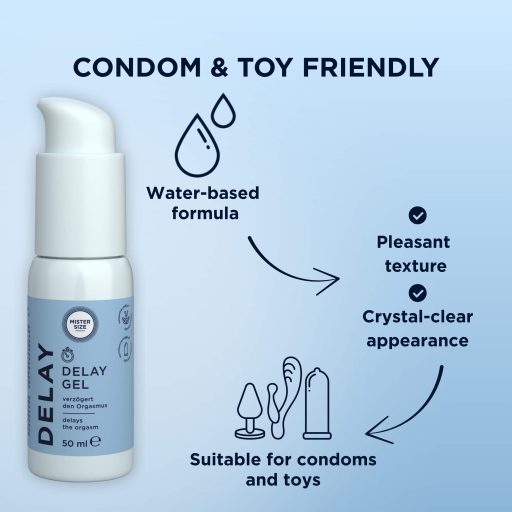 Mister Size - magömlést késleltető gél (50ml)