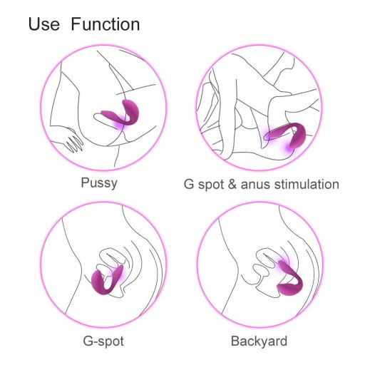 Cotoxo Cupid 2 - akkus, távvezérlős párvibrátor viola