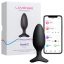 LOVENSE HUSH 2 S - okos anál vibrátor (38 mm, fekete)