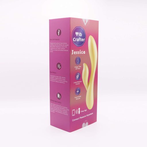 LP Jessica - okos, vízálló csiklókaros vibrátor pasztell sárga