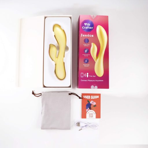 LP Jessica - okos, vízálló csiklókaros vibrátor pasztell sárga