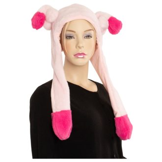 Fütyis, mozgófüles sapka (pink)