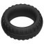 Pulselock Forge - abroncs mintás szilikon péniszgyűrű (fekete) - 30mm