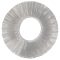 Pulselock Cocktura - bordázott TPE péniszgyűrű (átlátszó) - 19mm