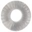 Pulselock Cocktura - bordázott TPE péniszgyűrű (átlátszó) - 19mm