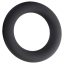 Pulselock Cirkl - fekete rugalmas szilikon péniszgyűrű (40 mm)