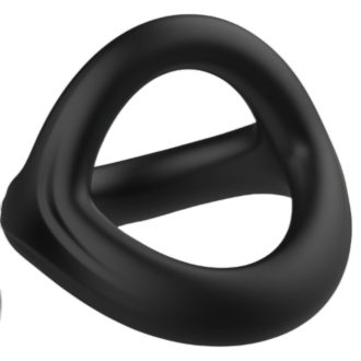   Pulselock Taur - Y-formájú pénisz- és heregyűrű (fekete) - M