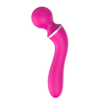 Lonely - 2in1 cserélhető fejes masszírozó és G-pont vibrátor pink