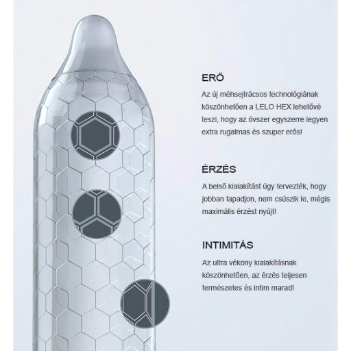 / LELO Hex Original - luxus óvszer (1db)