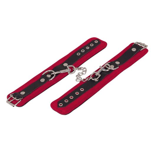 ZADO - bőr bokabilincs piros