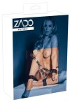 ZADO - keresztpántos csukló- és bokabilincs szett fekete ZADO - keresztpántos csukló- és bokabilincs szett fekete