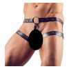 Svenjoyment - hám péniszgyűrűvel fekete - M/L Svenjoyment - hám péniszgyűrűvel fekete - M/L