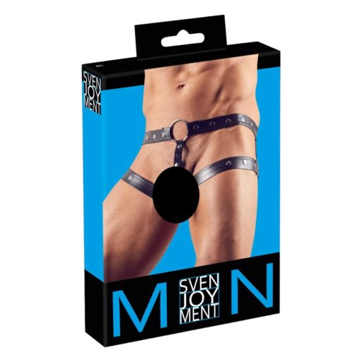 Svenjoyment - hám péniszgyűrűvel fekete - M/L