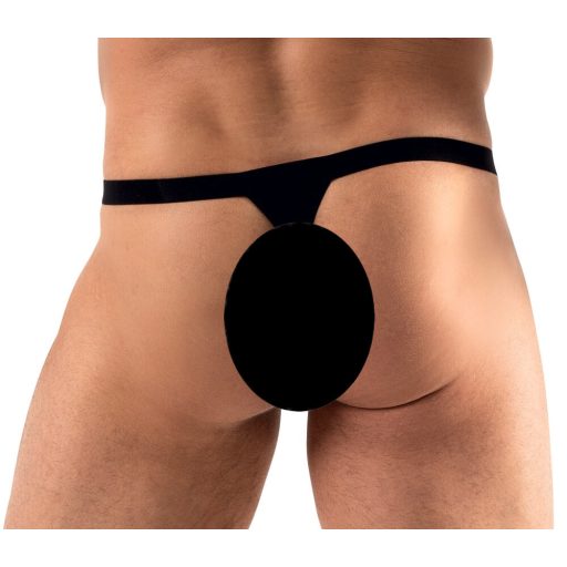 Svenjoyment - strasszos, csillogó férfi tanga (fekete)