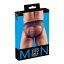 Svenjoyment - nyitott férfi alsó, jockstrap fehérnemű (fekete)