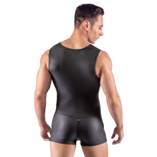 Svenjoyment - ujjatlan, rövid férfi overall fekete