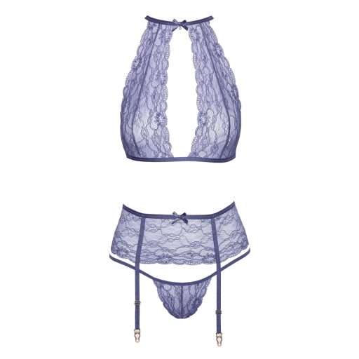 Kissable - csipke fehérnemű szett lila