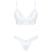Obsessive Set Heavenlly - csipkés melltartó szett (fehér)