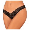 Obsessive Donna Dream - csipkés nyitott tanga (fekete) Obsessive Donna Dream - csipkés nyitott tanga (fekete)