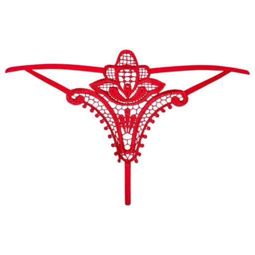 / Obsessive Luiza - tulipános tanga (piros)
