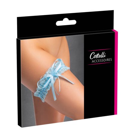 Cottelli - masnis csipke harisnyakötő - S-L (kék)