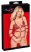 Bad Kitty - szegecses bondage body piros