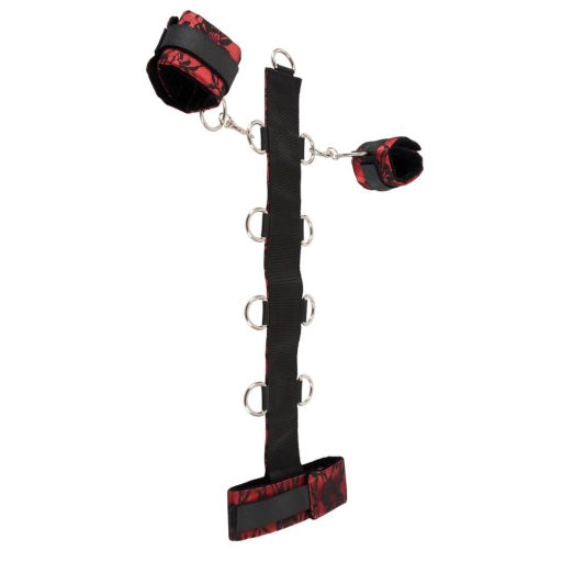 Bad Kitty - ázsia karok a nyakhoz kötöző szett vörös-fekete