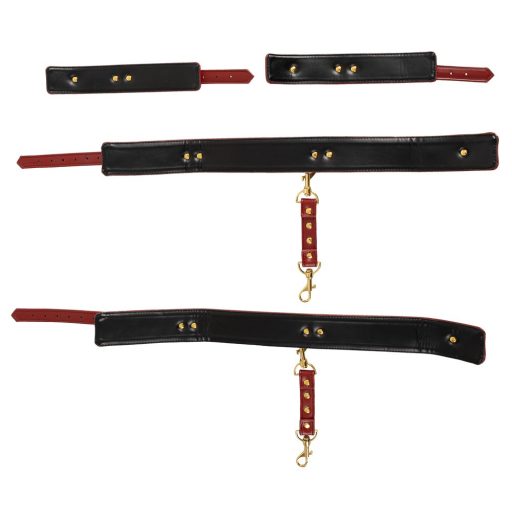 Bad Kitty - kezeket a combokhoz bilincs szett piros