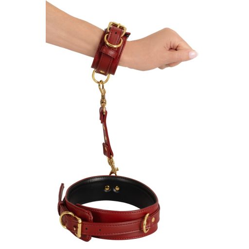 Bad Kitty - kezeket a combokhoz bilincs szett piros