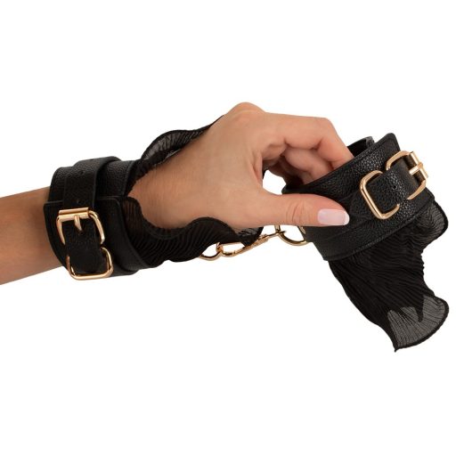 Bad Kitty - fodros kötöző szett 4 részes - fekete